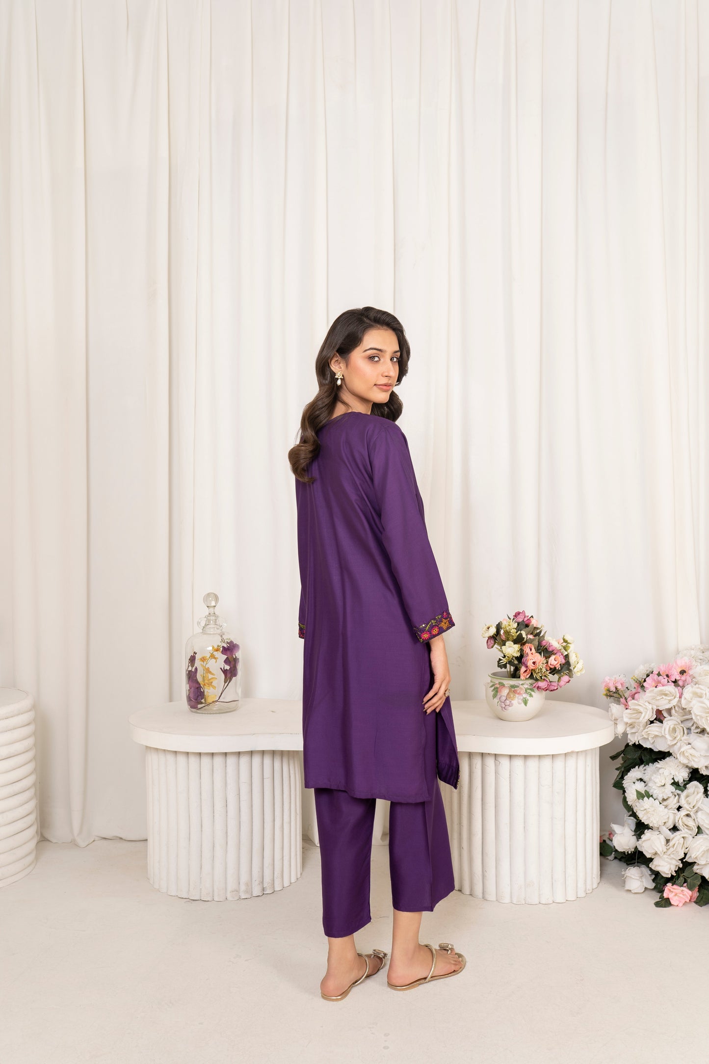 Sequence Purple LAWN 2PC Suit