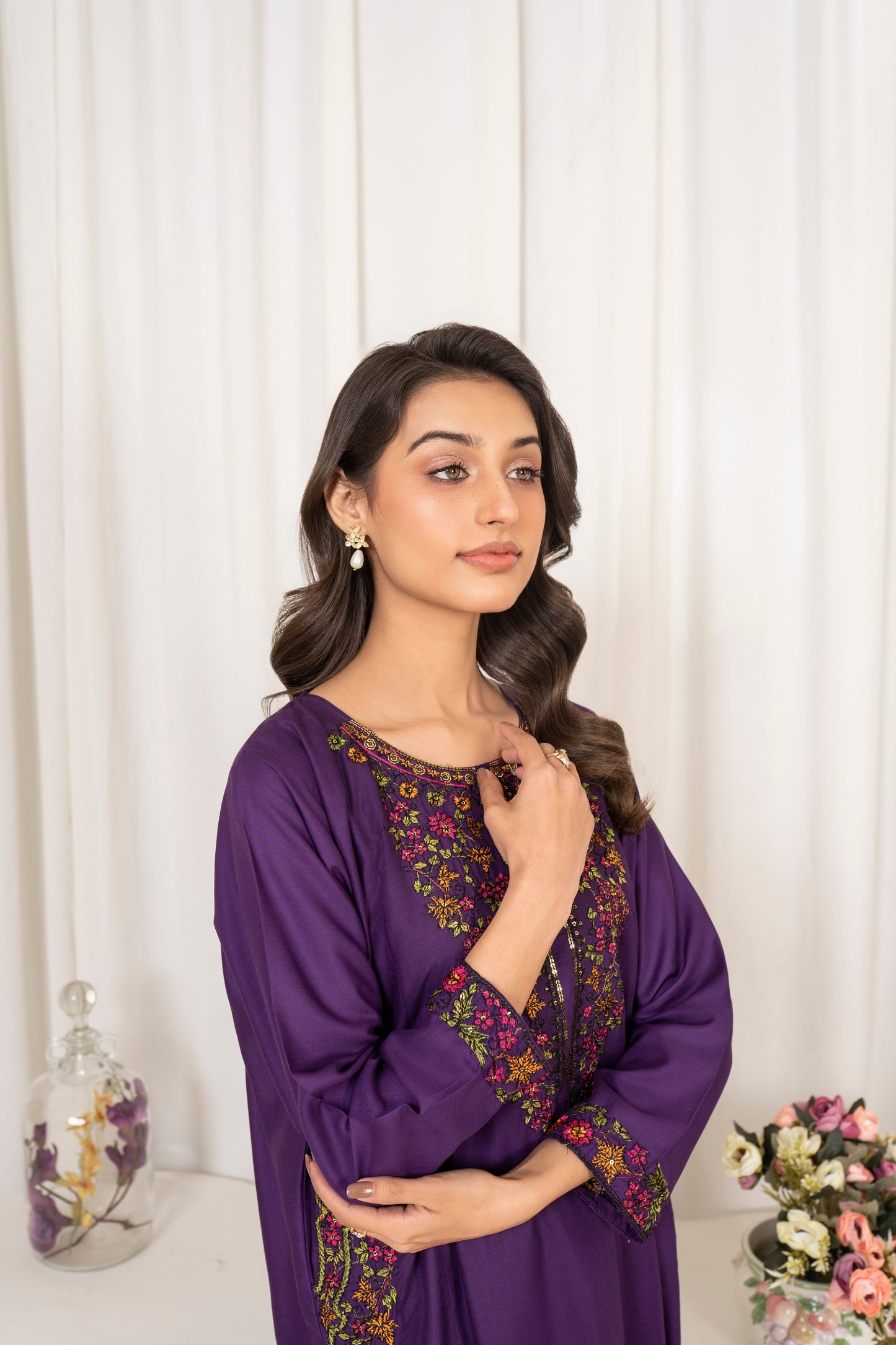 Sequence Purple LAWN 2PC Suit
