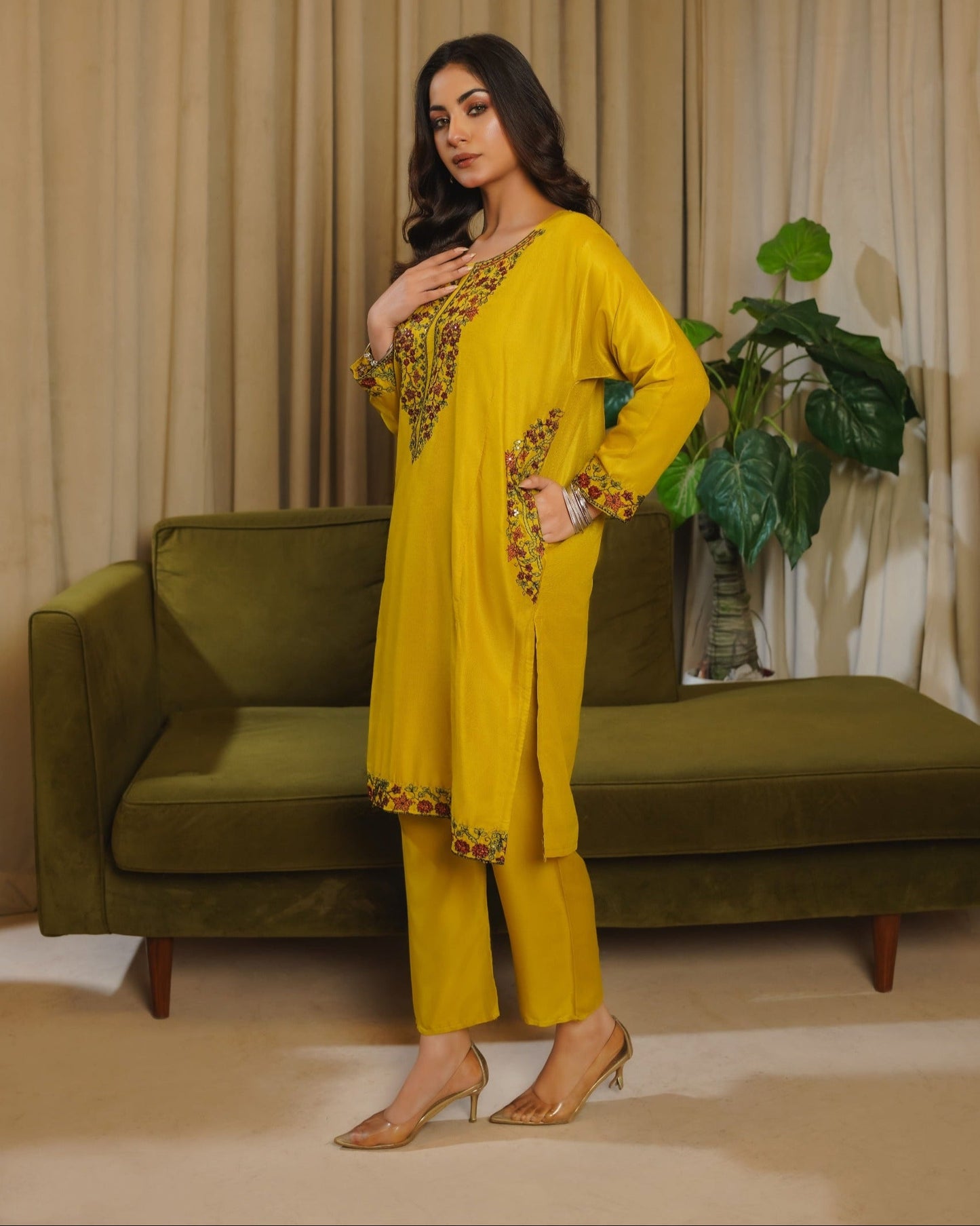 Sequence Olive 2PC Suit